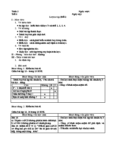 Giáo án Đại số 10 - Tiết 5: Luyện tập